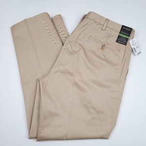 Jos A Bank Mens Traveler Tailored Fit Khaki Pants 34x29